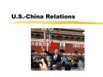PRC`s International Relations