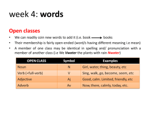 Week 4: words - WordPress.com