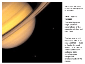 Unit 7 Planetary Sciences - Comparisons of Moons ppt