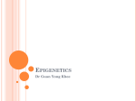Epigenetics - Hospital Melaka Department of Medicine Haematology