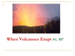 Three basic types of volcanoes
