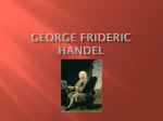 GEORGE FRIDeRIC HANDEL
