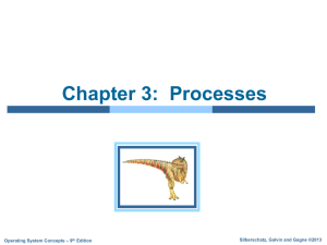 Chapter 3: Processes