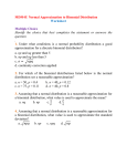 MDM4U Normal Approximation to BD Worksheet