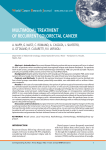 Multimodal treatment of recurrent colorectal cancer