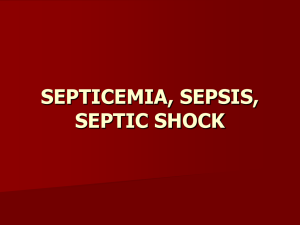 septicemia, sepsis, septic shock