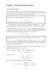 Chapter 6. Discrete Random Variables