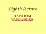 Continuous random variable.