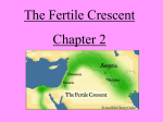 Ch. 2 Les. 1 Geography of the Fertile Crescent