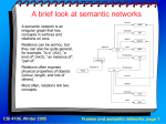 Class Notes # 7: Knowledge Representation: Frames, Semantic Nets