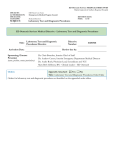 Laboratory Test and Diagnostic Procedures Medical Directive