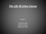 The Life Of Julius Caesar