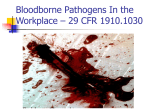 Bloodborne Pathogens In the Workplace