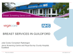 Jarvis Breast Centre - Guildford GP Education