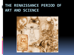 The Renaissance Period of Art and Science