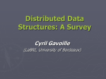 Distributed Data Structures A Survey