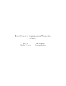 Lower Bounds in Communication Complexity: A Survey