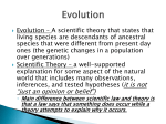 Evolution - Madison County Schools