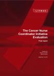Cancer Nurse Coordinator Initiative Evaluation