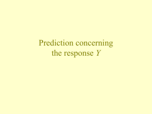 predict y
