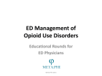 ED Management of Opioid Use Disorders
