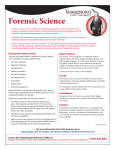 Forensic Science - Youngstown State University