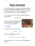 Basis Functions