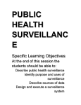 public health surveillance