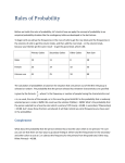 Rules of Probability