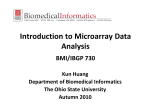 Statistical analysis of DNA microarray data