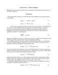 Glycine Proton - Transfer Enthalpies1 Purpose: Determine the