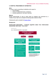 CEPP National Audit - Antibiotic Prescribing