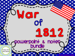 War of 1812 - 4th Grade Page