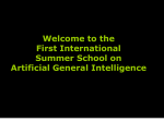 Narrow AI - AGI Summer School