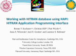 Application Programming Interface (API) for the HITRANonline web