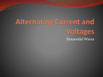 Alternating Current and Voltages
