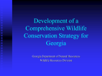 Development of a Comprehensive Wildlife Conservation Strategy for