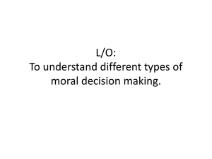 L/O: To understand the coursework task. To understand different