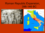 Roman Republic Expansion, 396