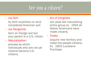 Are you a citizen?