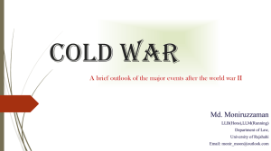 COLD WAR