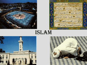 Section One-Islam - Immaculateheartacademy.org