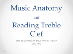 Music Anatomy and Reading Treble Clef