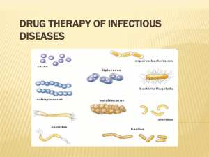 Drug Therapy of infectious diseases