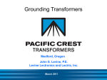 IEEE Grounding Transformers - Levine Lectronics and Lectric