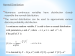 Chapter 1 - Probability Distribution (Normal)