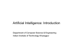 Artificial Intelligence: Introduction