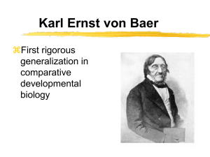 PowerPoint Presentation - Landmarks in Evolutionary Biology