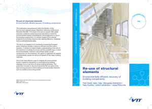 Re-use of structural elements