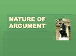 Nature of Argument PPT